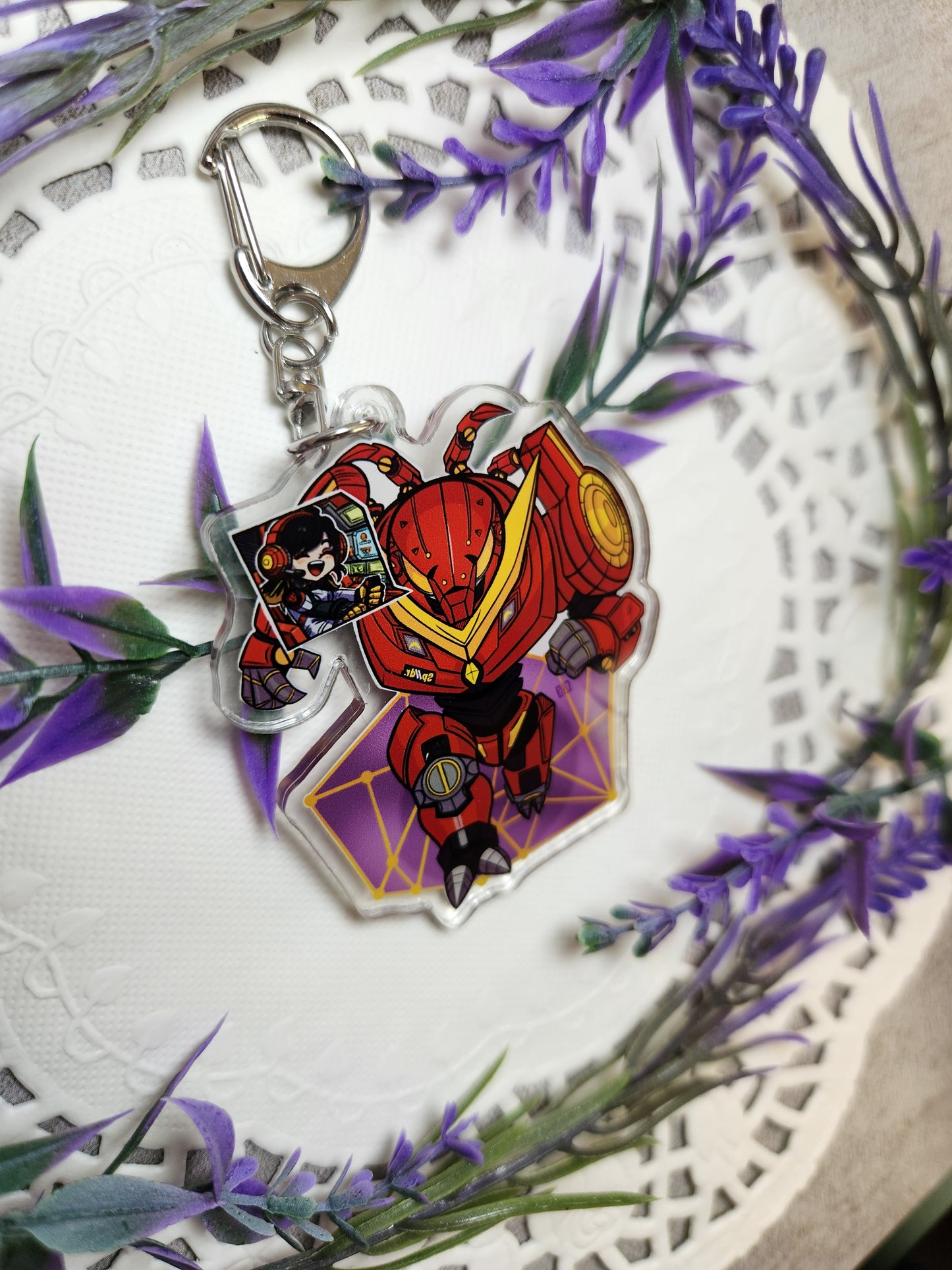 It's Spider Time! 2.5" Keychain