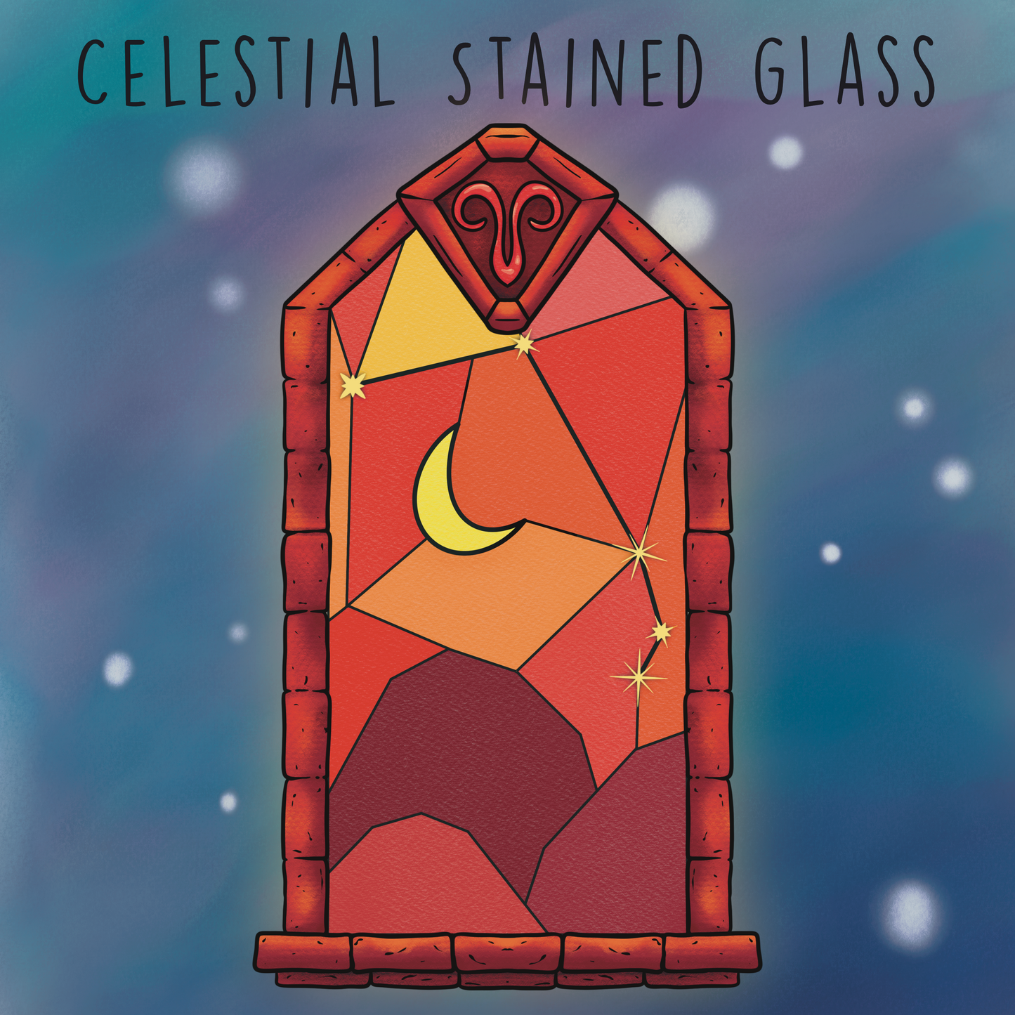 Aries Stained Glass