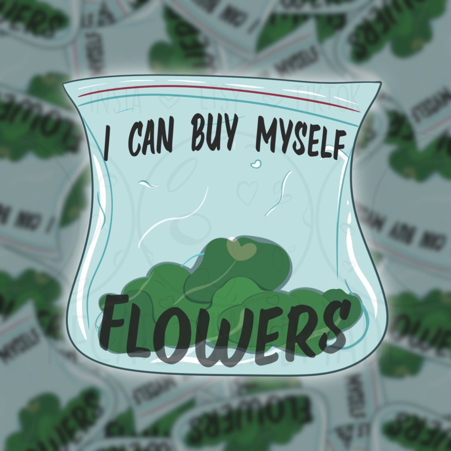 Buy Myself Flowers bag