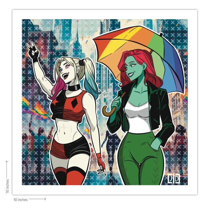 Ivy and Harley at Pride