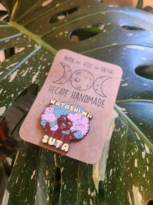 Megan Thee Stallion Watashi -hard enamel pin