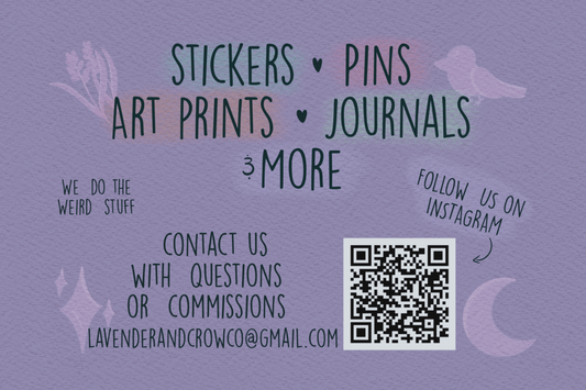 Lavender and Crow Gift Card